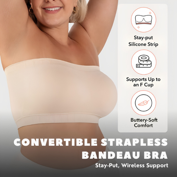 TrueWeight® Hold Technology Seamless Bandeau Bra