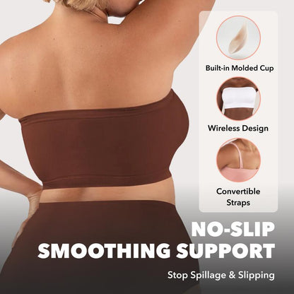 TrueWeight® Hold Technology Seamless Bandeau Bra