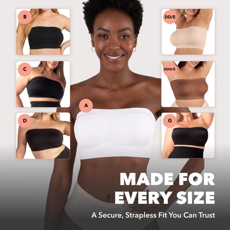 TrueWeight® Hold Technology Seamless Bandeau Bra