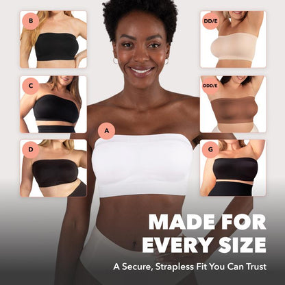 TrueWeight® Hold Technology Seamless Bandeau Bra