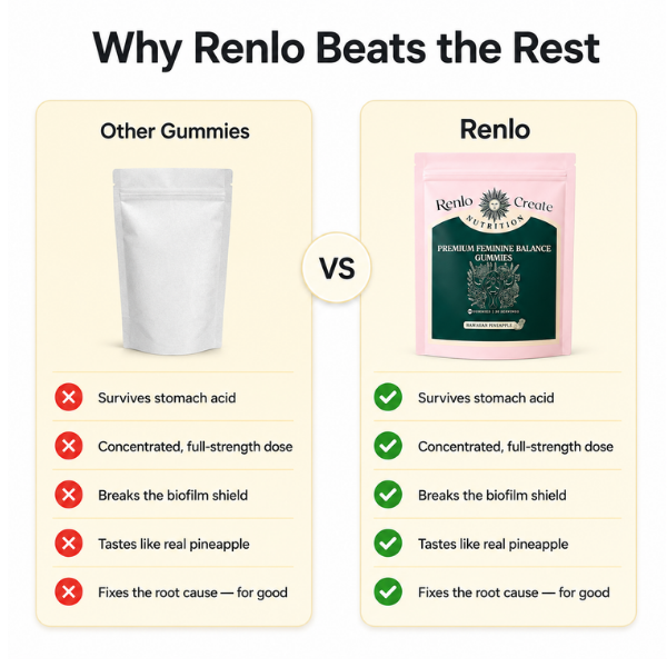 Renlo Vaginal Probiotic - Concentrated Formula